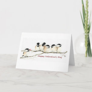 Chickadee's Valentine Card Feiertagskarte