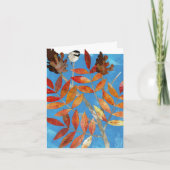 Chickadekarte Dankeskarte (Vorderseite)