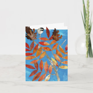 Chickadekarte Dankeskarte