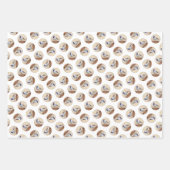 Chickadeo auf Birdhouse Malerei Original Bird Art Geschenkpapier Set (Vorderseite 2)