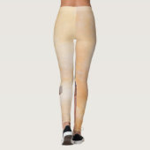 Chickadeo auf Birdhouse Malerei Original Bird Art Leggings (Rückseite)