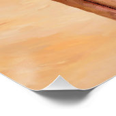 Chickadeo auf Birdhouse Malerei Original Bird Art Poster (Ecke)