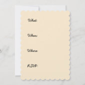 Chickadeo über Vogelmalerei Einladung (Rückseite)