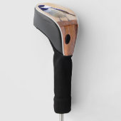 Chickadeo über Vogelmalerei Golf Headcover (angewinkelt)