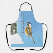 Chickadeon Feeder - Original Wild Bird Art Schürze (Vorderseite)