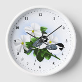 Chickadeuhren und Blume Uhr (Vorderseite)