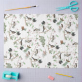 Chickadevögel Berries & Pinecones Wasserfarbe Seidenpapier (Basteln)