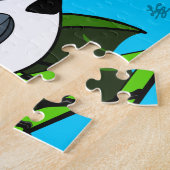 Chickadevögel und Blume Puzzle (Seite)