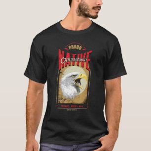 Chickahominy Native American Eagle Spirit Vintag T-Shirt