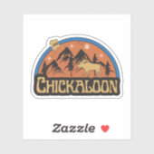 Chickaloon, Alaska-Aufkleber Aufkleber (Blatt)