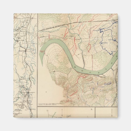 Chickamauga-Kampagne, Knoxville Magnet (Vorne)