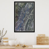 Chickamauga Lake Tennessee Satelliten Poster Karte (Küche)