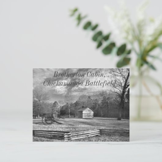 Chickamauga Schlachtfeld-Postkarte Postkarte (Stehend Vorderseite)