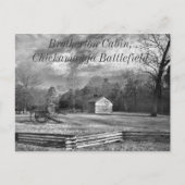 Chickamauga Schlachtfeld-Postkarte Postkarte (Vorderseite)