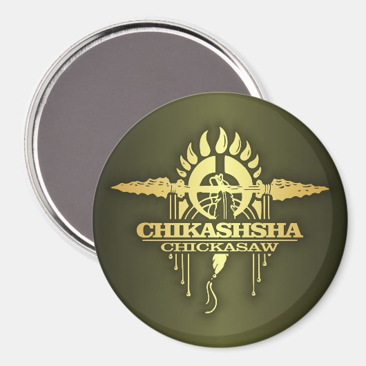 Chickasaw 2o magnet (Vorderseite/Rückseite)
