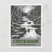 Chickasaw National Recreation Area Oklahoma Travel Postkarte (Vorderseite)
