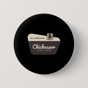 Chickasaw State Park Alama Al Willkommensschild Ur Button