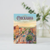 Chickasha, Oklahoma Postkarte (Stehend Vorderseite)