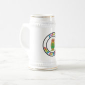 Chickcharnie Stein Tasse (Vorderseite Links)