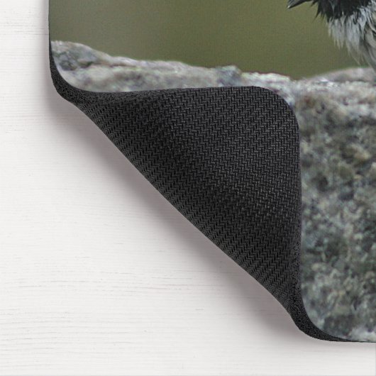 Chickdee, das Bad nimmt Mousepad (Ecke)