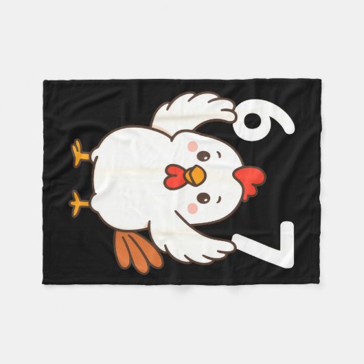 Chicken 67 Meme Six Seven Funny Gen Alpha  Fleecedecke (Vorderseite (Horizontal))