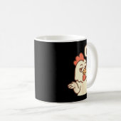 Chicken 67 Meme Six Seven Funny Gen Alpha Kaffeetasse (VorderseiteRechts)