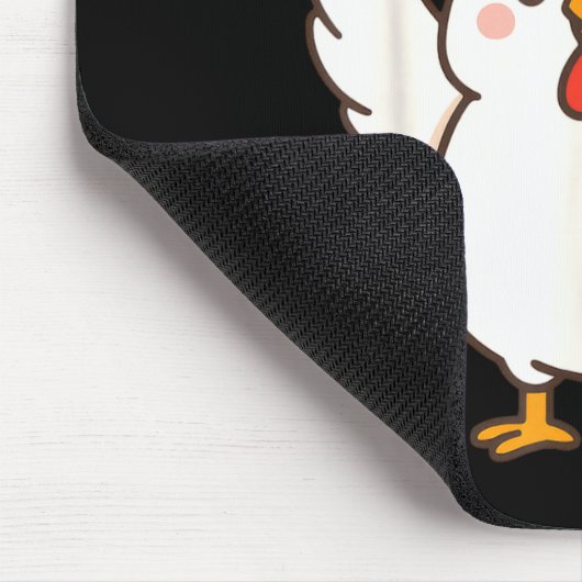 Chicken 67 Meme Six Seven Funny Gen Alpha  Mousepad (Ecke)