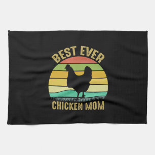 Chicken Art Beste Mama für Hühner Geschirrtuch