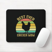 Chicken Art Beste Mama für Hühner Mousepad (Mit Mouse)