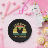 Chicken Art Beste Mama für Hühner Pappteller (Party)