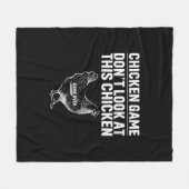 Chicken Art Chicken Game Fleecedecke (Vorderseite (Horizontal))