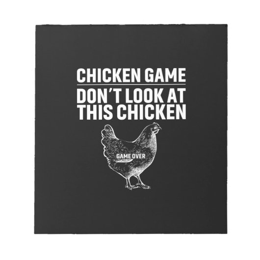 Chicken Art Chicken Game Notizblock (Vorderseite)