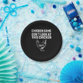 Chicken Art Chicken Game Pappteller (Party)