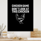 Chicken Art Chicken Game Poster (Küche)