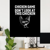 Chicken Art Chicken Game Poster (Heimbüro)