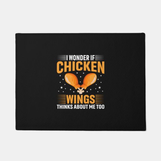 Chicken Art Chicken Wing Fußmatte (Vorderseite)
