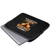 Chicken Art Chicken Wing Laptopschutzhülle (Vorne Knopf)