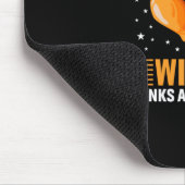 Chicken Art Chicken Wing Mousepad (Ecke)