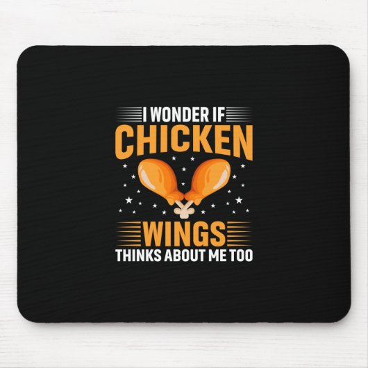 Chicken Art Chicken Wing Mousepad (Vorne)