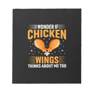 Chicken Art Chicken Wing Notizblock