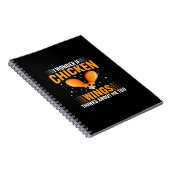 Chicken Art Chicken Wing Notizblock (Rechte Seite)