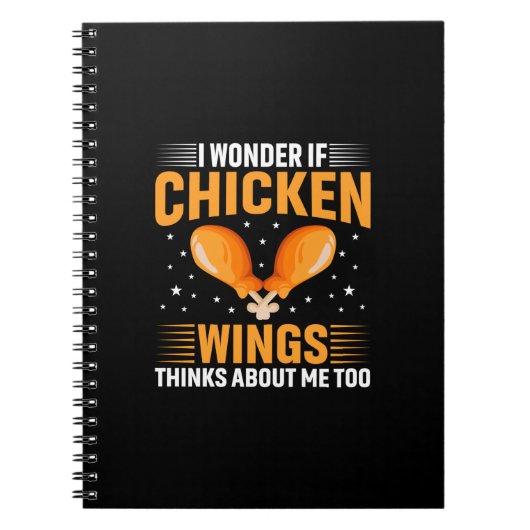 Chicken Art Chicken Wing Notizblock (Vorderseite)
