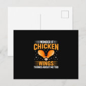Chicken Art Chicken Wing Postkarte (Vorne/Hinten)