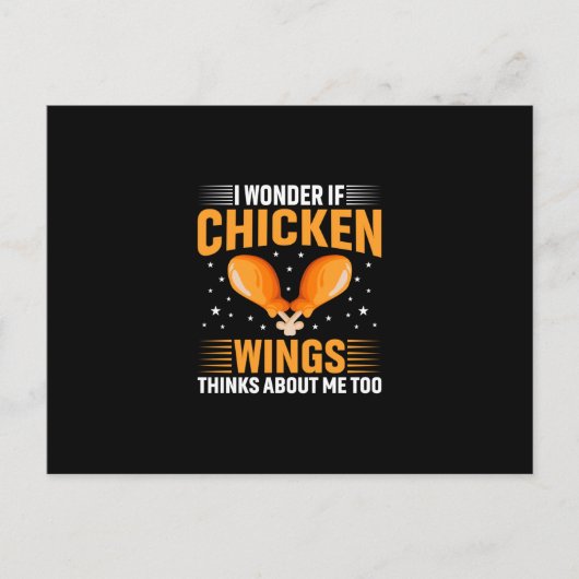 Chicken Art Chicken Wing Postkarte (Vorderseite)