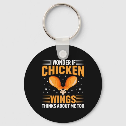 Chicken Art Chicken Wing Schlüsselanhänger (Vorderseite)