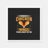 Chicken Art Chicken Wing Serviette (Vorderseite)