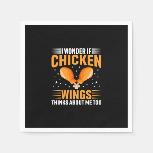 Chicken Art Chicken Wing Serviette (Vorderseite)