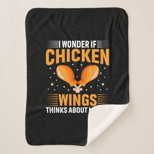 Chicken Art Chicken Wing Sherpadecke (Vorderseite)