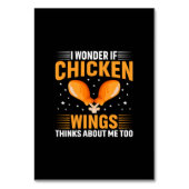 Chicken Art Chicken Wing Tischnummer (Vorderseite)