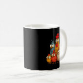 Chicken Art Crazy Chicken For Men Women Kid Boy Fa Kaffeetasse (VorderseiteRechts)